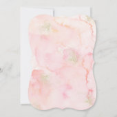 Floral Blush Pink Love in Bloom Vrijgezellenfeest Kaart (Achterkant)