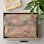 Floral Blush Pink Yellow Chrysanthemum Decoupage Tissuepapier (Geschenk)