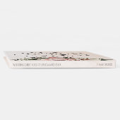 Floral Blush Roze Bruiloft  Gastenboek (Rug)