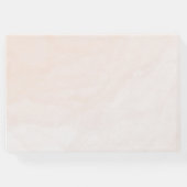 Floral Blush Roze Bruiloft  Gastenboek (Achterkant)
