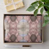 Floral Blush roze roze Waterverf Rustige kunst Tissuepapier (Geschenk)