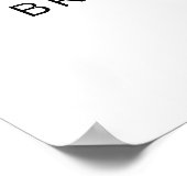 Floral blush roze vrijgezellenfeest welkom poster (Hoek)