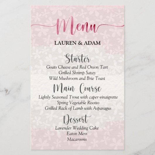 Floral Blush Roze Waterverf (Voorkant)