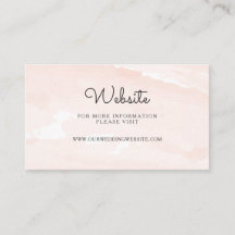 Floral Blush Wedding Website Invoegen Kaart