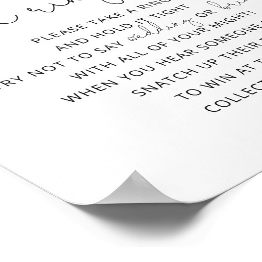 Floral blush zet een ring op het poster van het sp (Hoek)