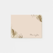 Floral Boarder Prints Gepersonaliseerd Post-it® Notes (Voorkant)