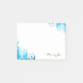 Floral Boarder Prints Gepersonaliseerd Post-it® Notes (Voorkant)