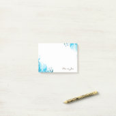 Floral Boarder Prints Gepersonaliseerd Post-it® Notes (Op bureau)