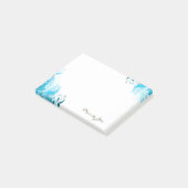 Floral Boarder Prints Gepersonaliseerd Post-it® Notes (Schuin)