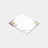 Floral Boarder Prints Gepersonaliseerd Post-it® Notes (Schuin)