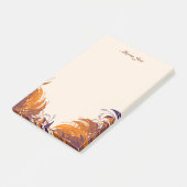 Floral Boarder Prints Gepersonaliseerd Post-it® Notes (Schuin)