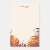 Floral Boarder Prints Gepersonaliseerd Post-it® Notes (Voorkant)
