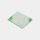 Floral Boarder Prints Gepersonaliseerd Post-it® Notes (Schuin)