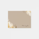Floral Boarder Prints Gepersonaliseerd Post-it® Notes (Voorkant)