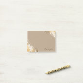  Floral Boarder Prints Gepersonaliseerd Post-it® Notes (Op bureau)