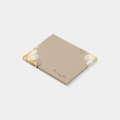  Floral Boarder Prints Gepersonaliseerd Post-it® Notes (Schuin)