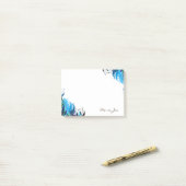 Floral Boarder Prints Gepersonaliseerd Post-it® Notes (Op bureau)