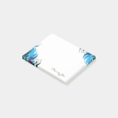Floral Boarder Prints Gepersonaliseerd Post-it® Notes (Schuin)