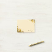 Floral Boarder Prints Gepersonaliseerd Post-it® Notes (Op bureau)
