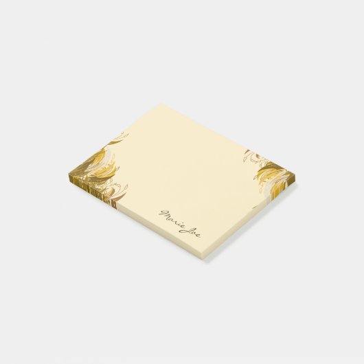 Floral Boarder Prints Gepersonaliseerd Post-it® Notes (Schuin)