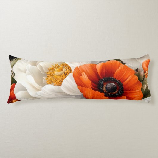 Floral Body Pillow Lichaamskussen (Voorkant)