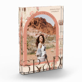 Floral Bohemian Arch Lijst Afstuderen Fotoblokken