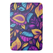 Floral Boho Abstract kleurrijk 2 Badmat (Voorkant Verticaal)