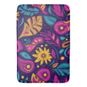 Floral Boho Abstract kleurrijk 5 Badmat (Voorkant Verticaal)
