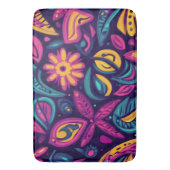 Floral Boho Abstract kleurrijk 6 Badmat (Voorkant Verticaal)