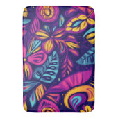 Floral Boho Abstract kleurrijk 7 Badmat (Voorkant Verticaal)