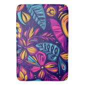 Floral Boho Abstract kleurrijk 7 Badmat (Voorkant Verticaal)