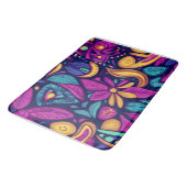 Floral Boho Abstract kleurrijk Badmat (Gekanteld)