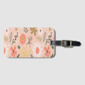 Floral Boho Bagagelabel (Voorkant (horizontaal))