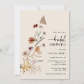 Floral Boho Bridal Shower Kaart (Voorkant)