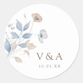 Floral Boho bruiloft Sticker