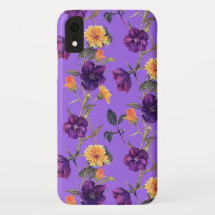 Floral Boho Chic Paars Case-Mate iPhone Case