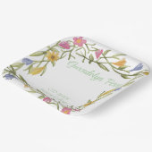 Floral Boho College Afstudeerfeest Papieren Bordje (Gebogen)