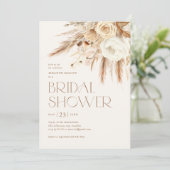 Floral Boho Desert Beach Vrijgezellenfeest Kaart (Staand voorkant)