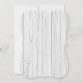 Floral Boho Elephant Baby shower Invitation Girl Kaart (Achterkant)