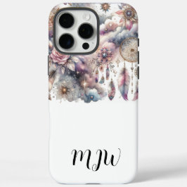  Floral Boho Feather iPhone / iPad case