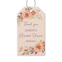 Floral Boho Herfst Vrijgezellenfeest dank u