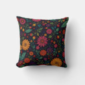 Floral Boho Kussen (Voorkant)