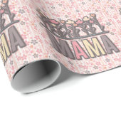 Floral Boho Mama Cadeaupapier (Rol Hoek)