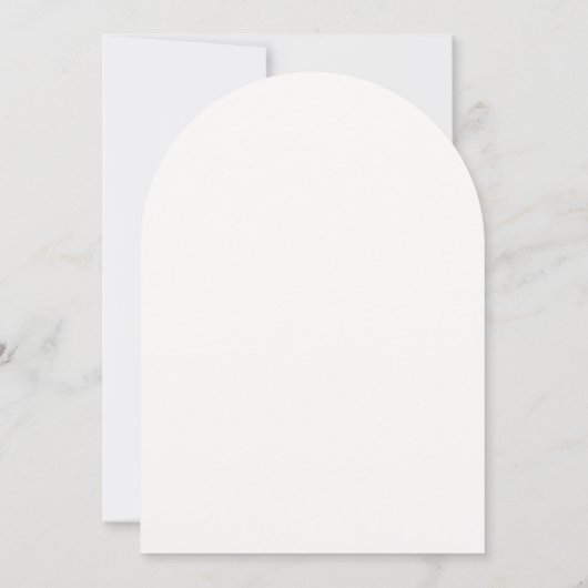 Floral Boho Modern Arch Engagement Party Kaart (Achterkant)