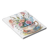 Floral boho notitieblok (Schuin)