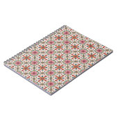 Floral Boho Pattern in Red, Pink & Teal Notitieboek (Linkerzijde)
