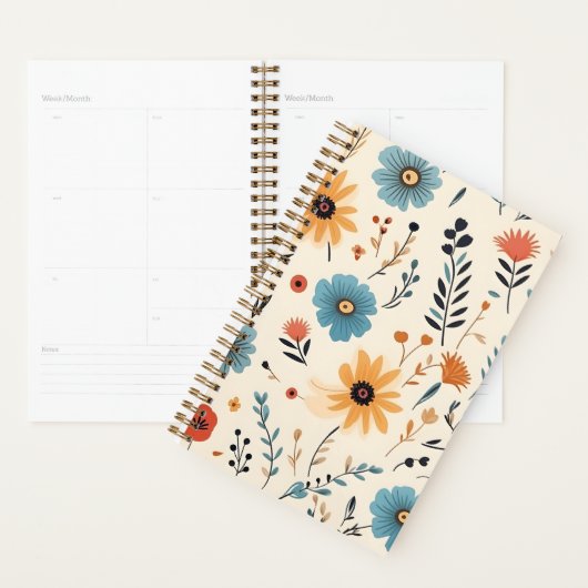 Floral Boho Pattern Planner (Display)