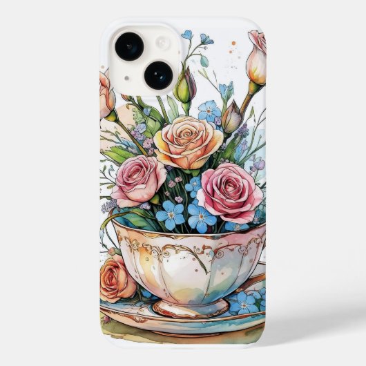 Floral boho phonecase Case-Mate iPhone case (Achterkant)