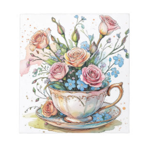 Floral boho phonecase notitieblok
