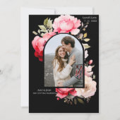 Floral Boho Save the Date  Kaart (Voorkant)